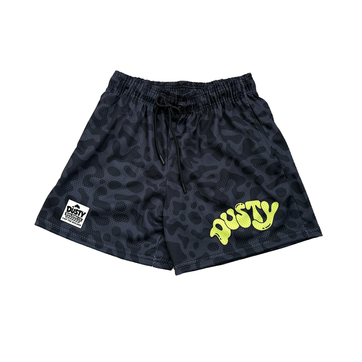 Black Cheetah Print Shorts