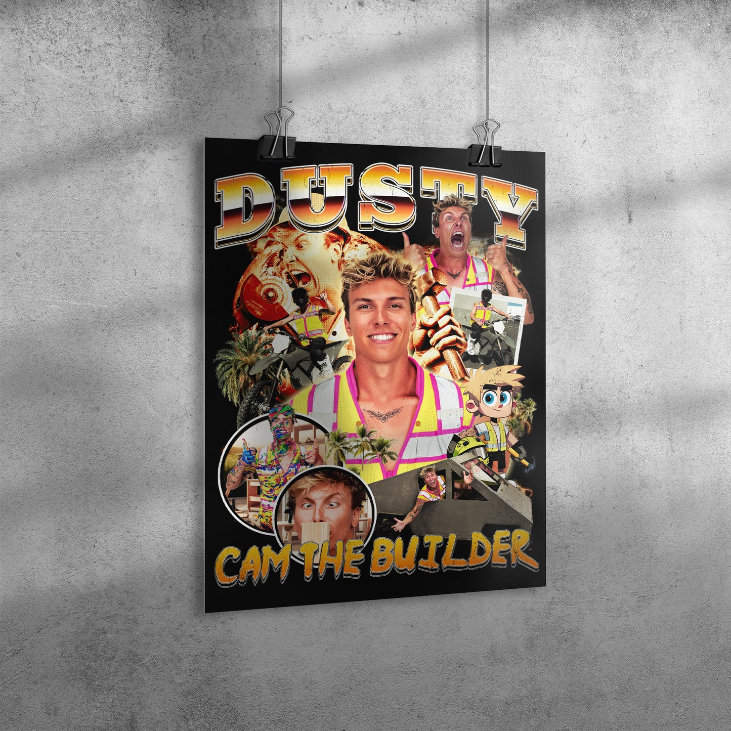 Cam The Builder Rap Poster