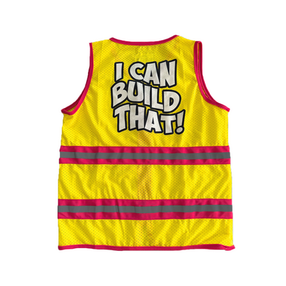 Official Youth "I Can Build That" Construction Vest