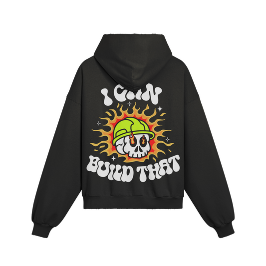 I Can Build That Flames Hoodie